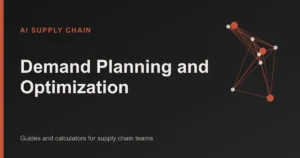 Demand Planning and Optimization: AI Supply Chain topic cover