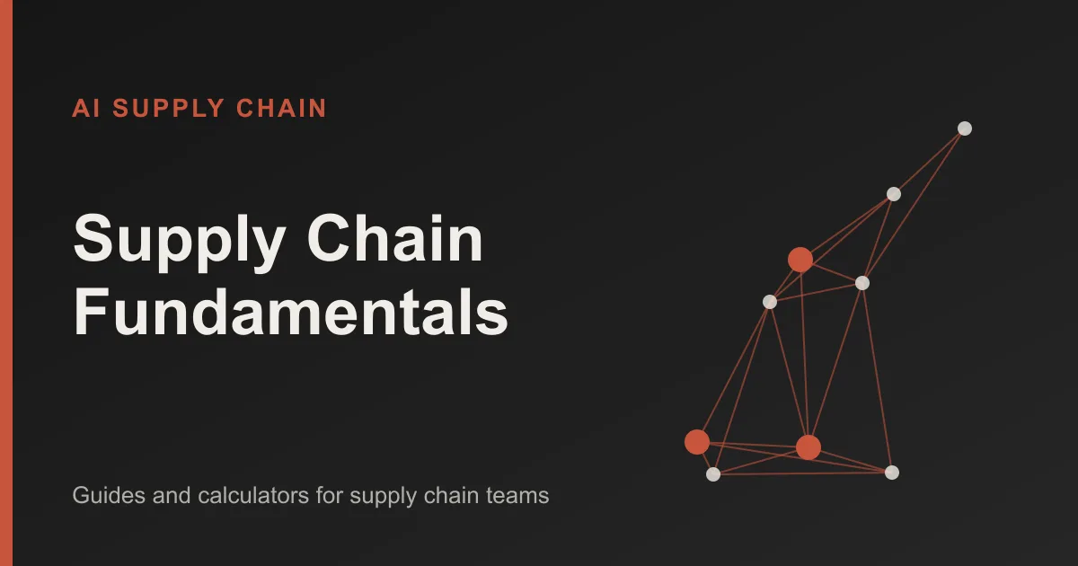 Supply Chain Fundamentals: AI Supply Chain topic cover