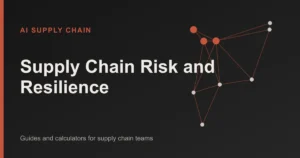 Supply Chain Risk and Resilience: AI Supply Chain topic cover