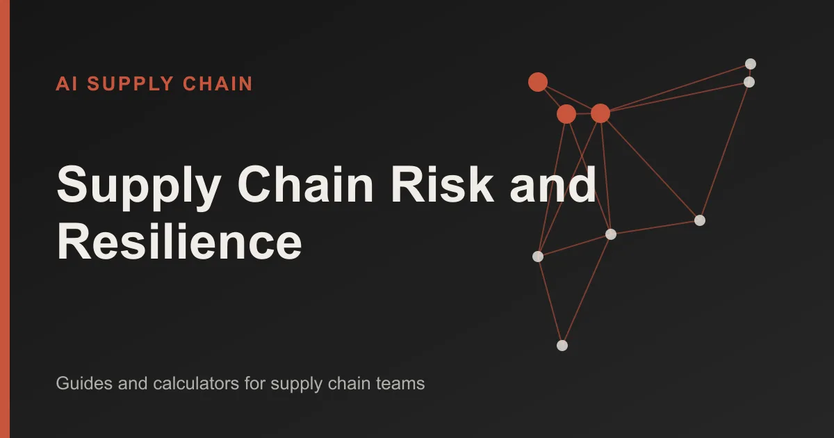 Supply Chain Risk and Resilience: AI Supply Chain topic cover
