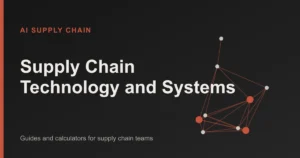 Supply Chain Technology and Systems: AI Supply Chain topic cover
